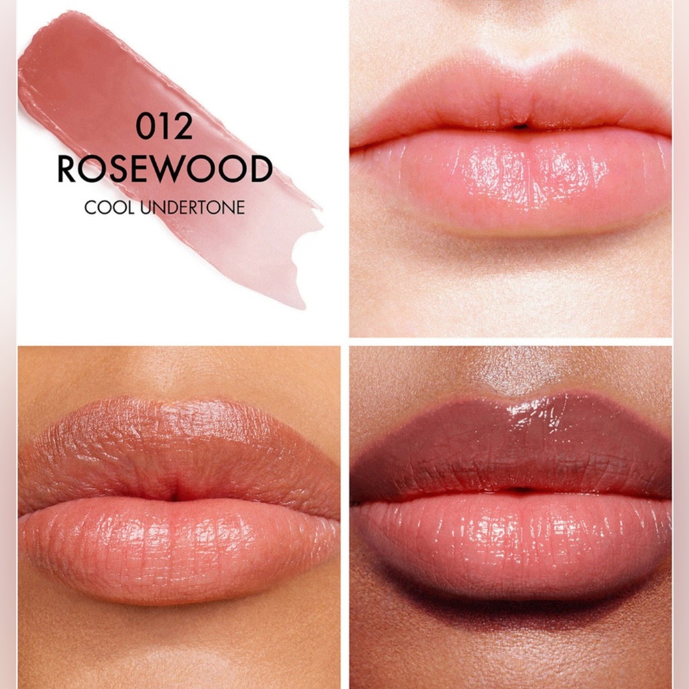 NIB DIOR ADDICT LIP GLOW 012 ROSEWOOD - Picture 2 of 3